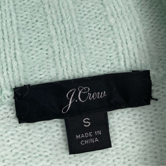J. CREW Mock Neck Soft Wool Blend Sweater - Picture 3 of 7